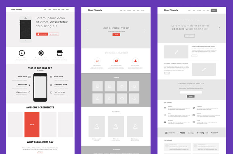 Who uses wireframes the most?