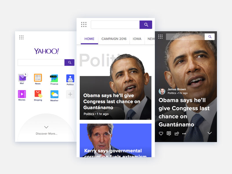 Yahoo-Responsive-design