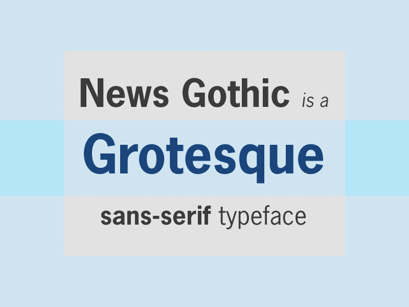 typeface with rounded, and monotone weight