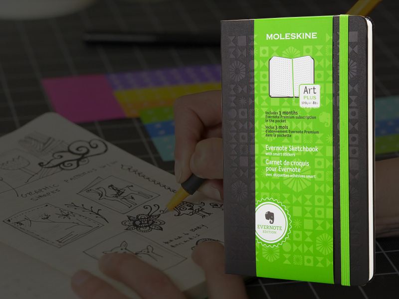 Evernote Sketchbook with Smart Stickers