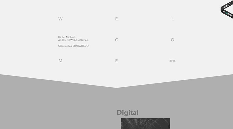 Minimalist web design - 5