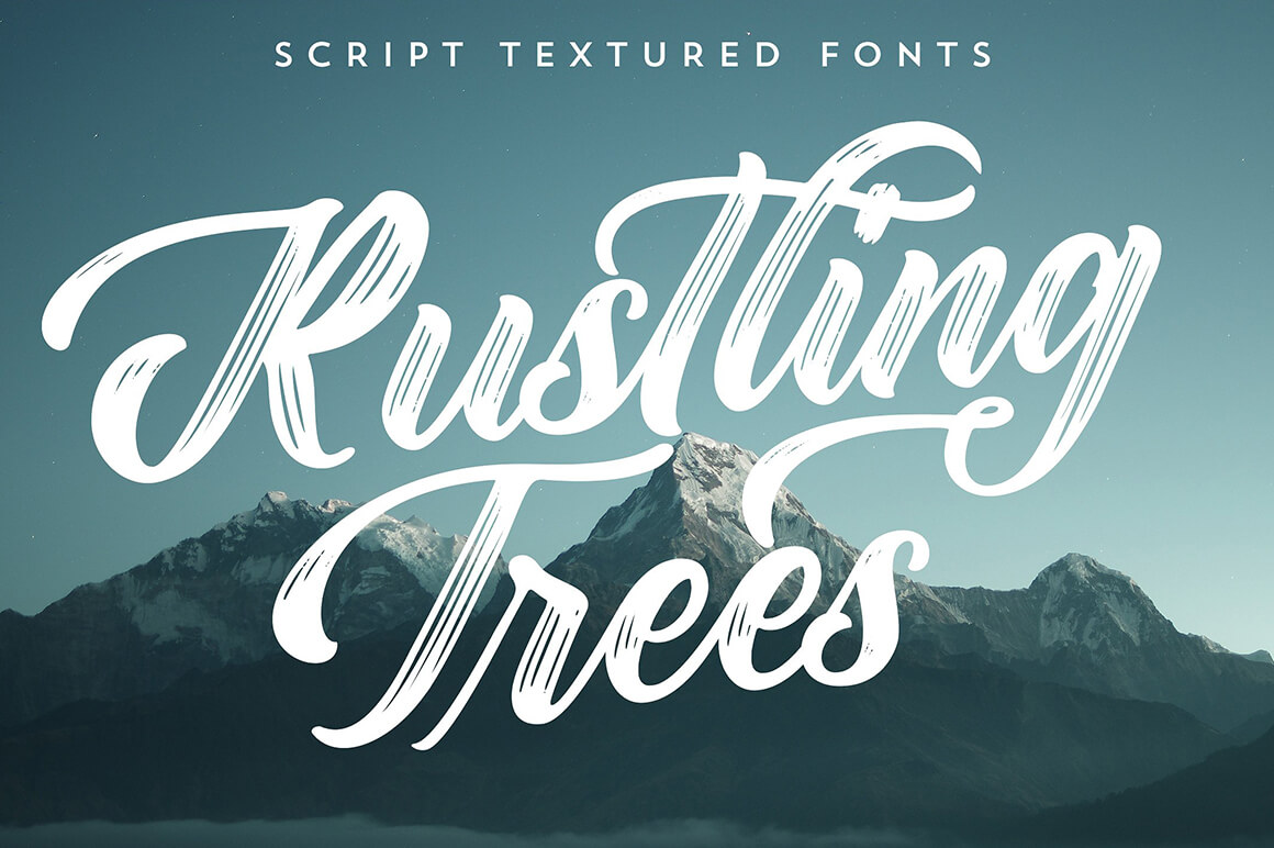 Rustling Trees - modern fonts