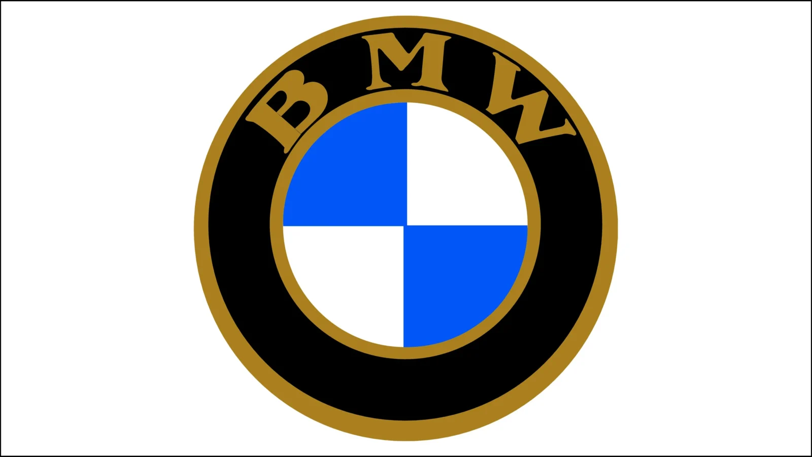 Golden BMW 
