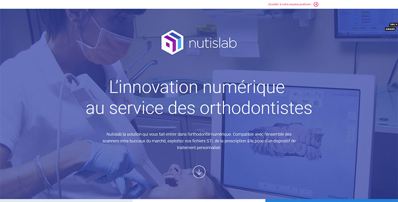 one page website - nutislab.com_