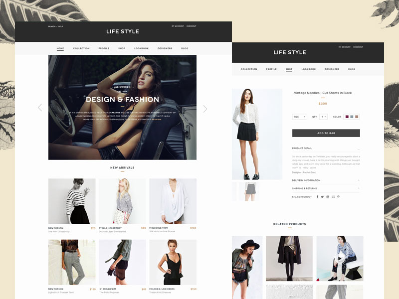 E-commerce pagination