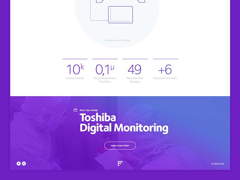 Use Different Tones to Keep the Footer Separate