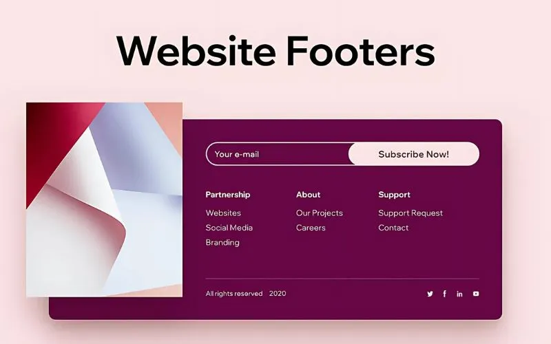 how to design website footers featured image