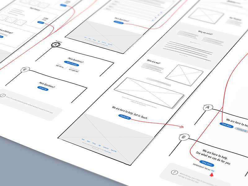 Use Plain Boxes for ux design mockup