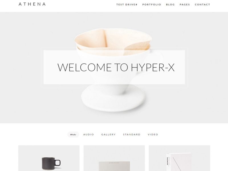 Athena homepage