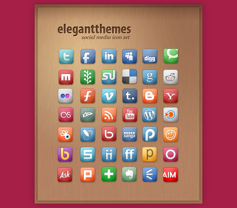 Free Social Media Icon Set