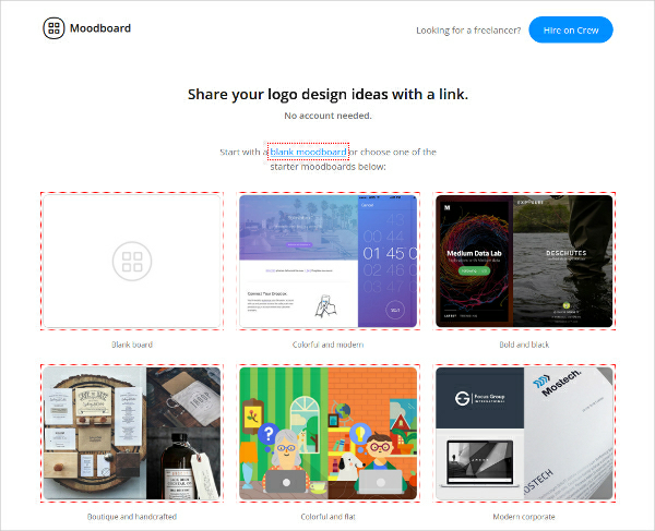 GoMoodboard - mood board creator