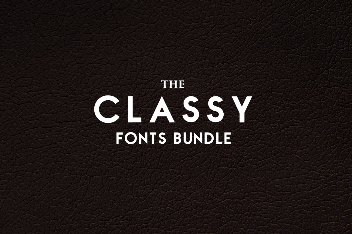 The Classy Fonts Bundle