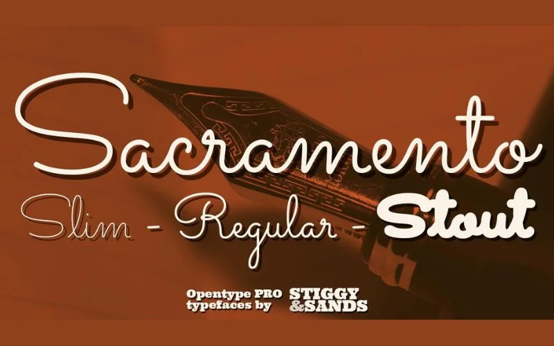 sacramento font