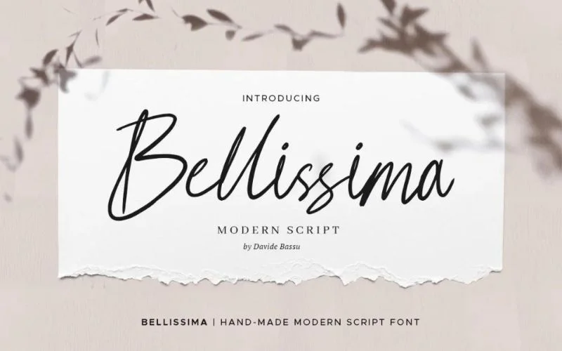 bellisima font