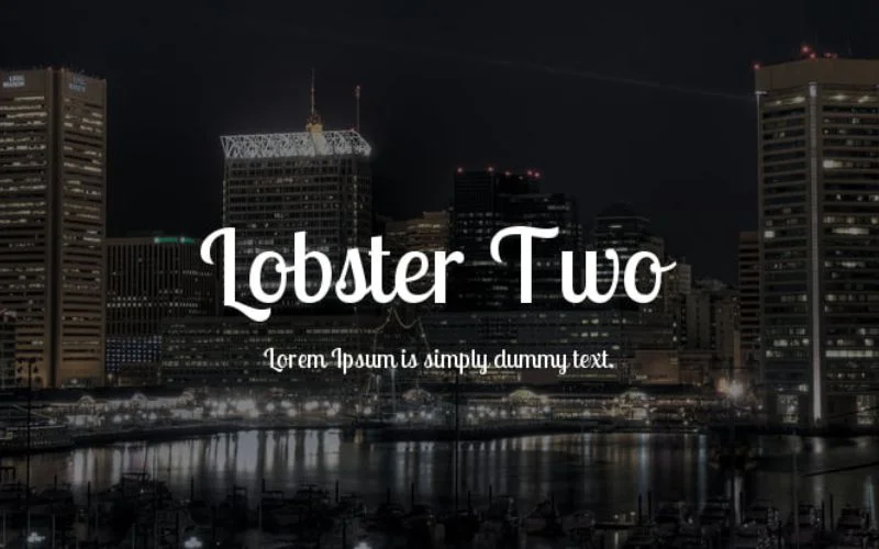 lobster two font