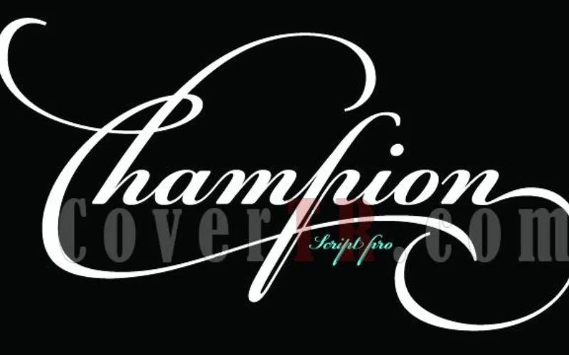 champion script pro font