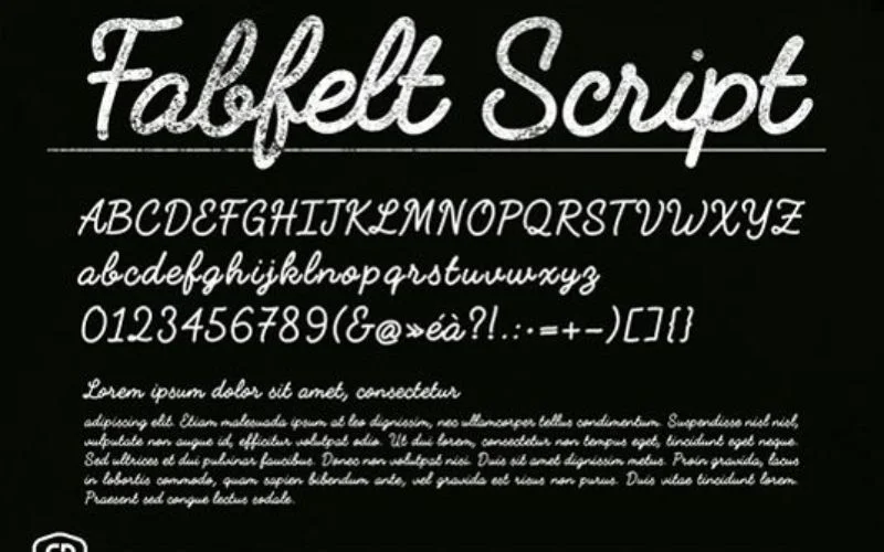 fabfelt script font