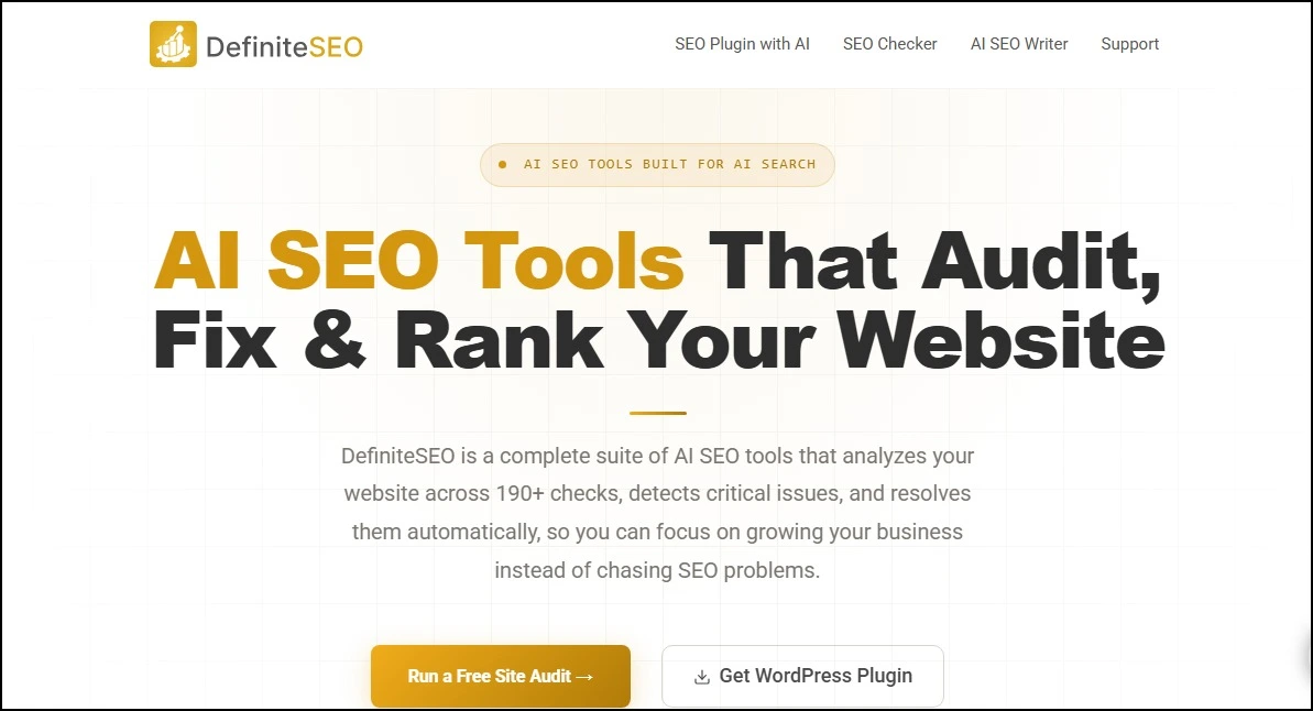 definiteSEO toll for businesses to streamline their seo efforts