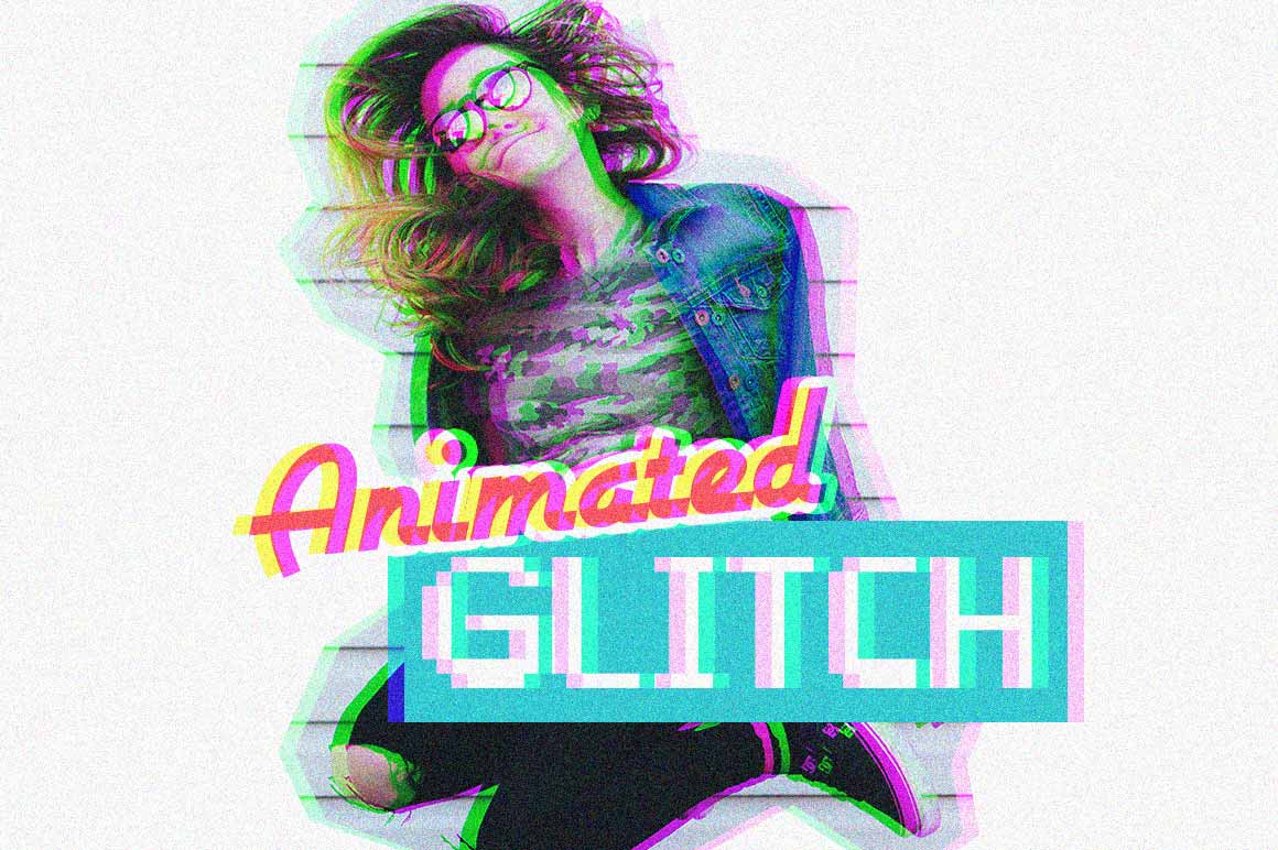 animated glitch effect