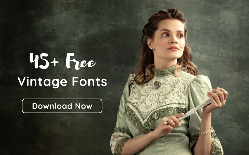 45+ free fonts banner