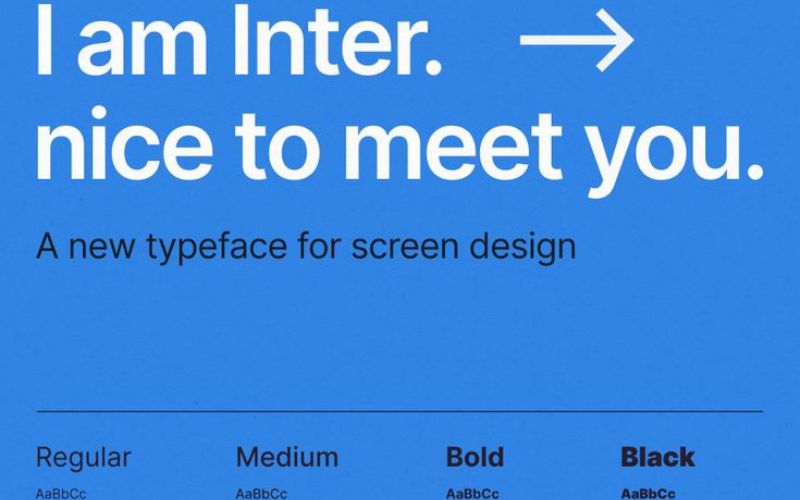 inter font- top helvetica alternatives