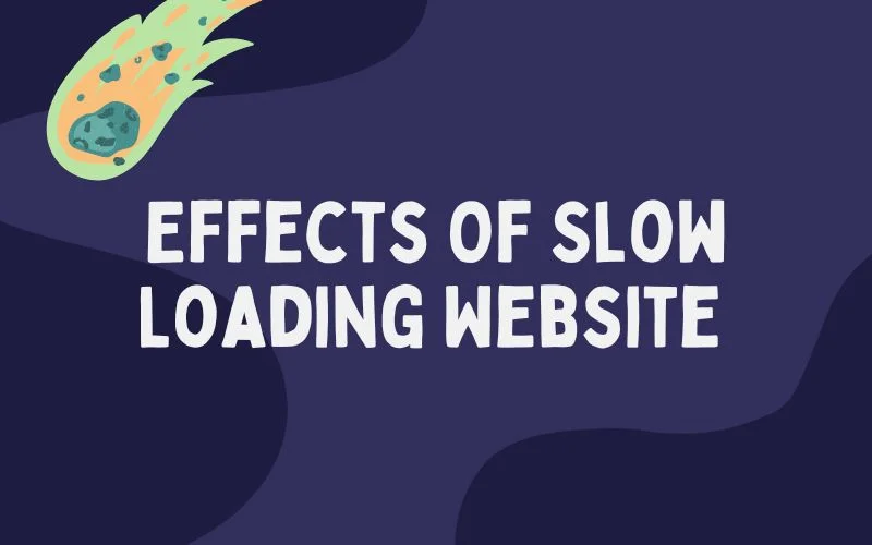 effects of slow loading website illustration for blog