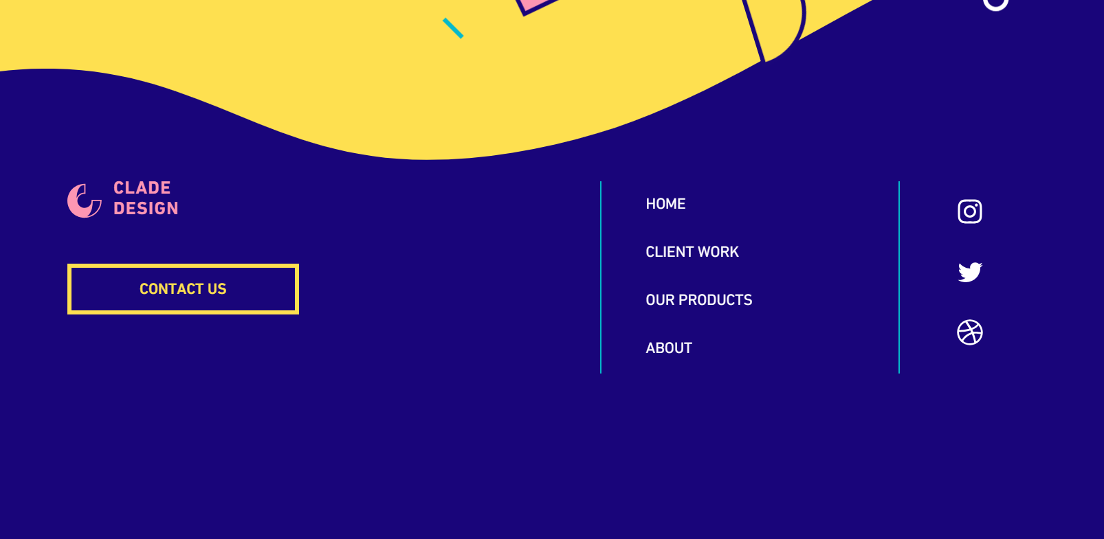 best website footers for minimalism