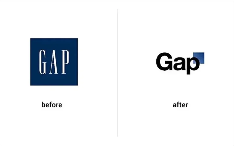 bad logo redesign by GAP