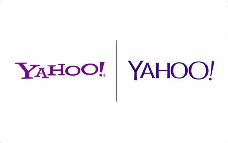 yahoo bad logo redesign