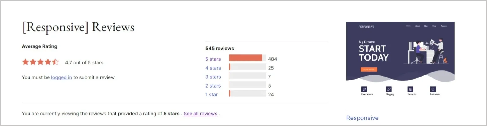 Responsive Reviews