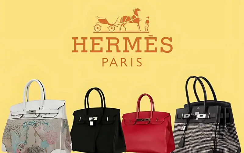 luxury brand logos- hermes