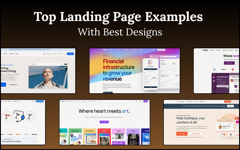 Top Landing Page Examples, best landing page designs